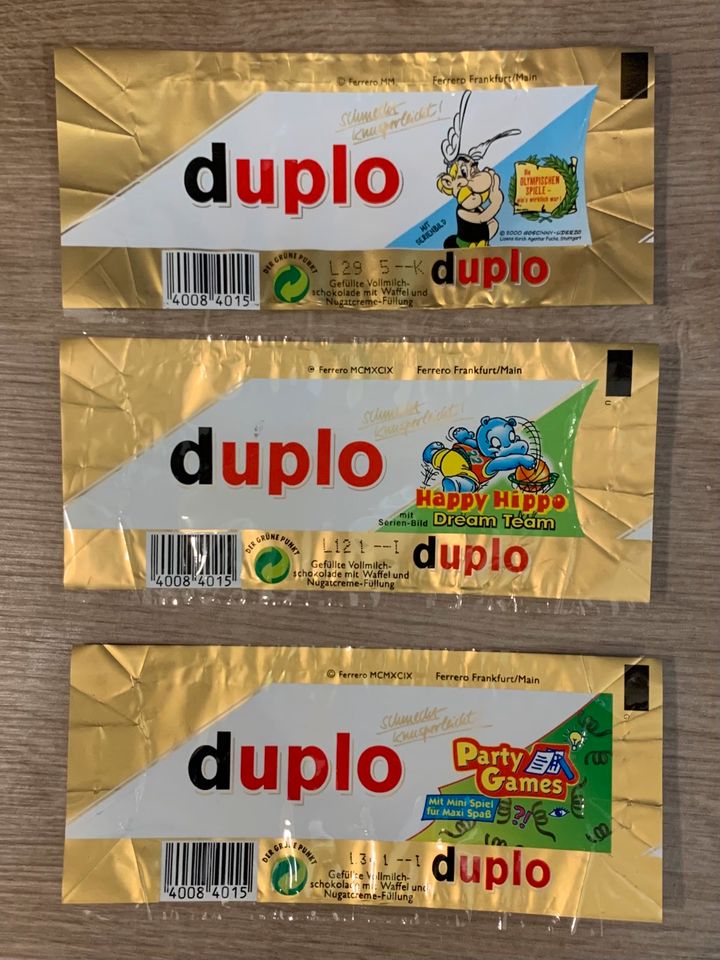 DUPLO ✨ 15 Riegelfolien zu Sticker-Serien ✨ FERRERO in Düren