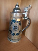 Henrichs Klauer Bierkrug mit Zinndeckel und Salzglasur Bayern - Hemau Vorschau