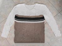 Pullover 42 weiß braun Qualität NEU Niedersachsen - Melle Vorschau