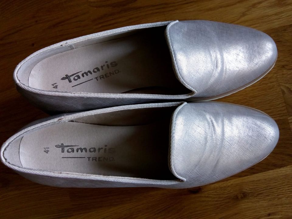 Tamaris Slipper Schuhe wie Neu 41 Metallic Gold Silber Glitzer in Bayern -  Benediktbeuern | eBay Kleinanzeigen ist jetzt Kleinanzeigen