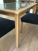 IKEA Esstisch Küchentisch Tisch mit Glasplatte Massivholz 80x140 Beuel - Vilich Vorschau