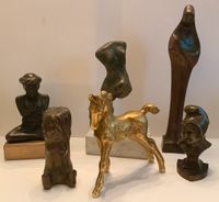 7 alte Bronzefiguren, von verschiedenen Künstlern Nordrhein-Westfalen - Krefeld Vorschau