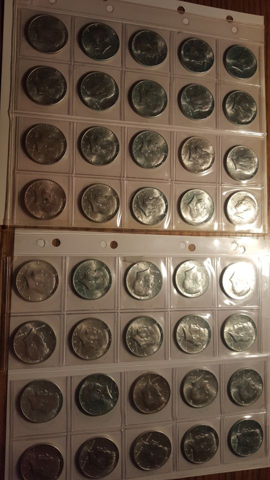 128 alte USA Silbermünzen Sammlung Echtes Silber in Mönchengladbach