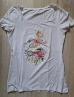 Shirt T-Shirt Gr 170 S weiß Esprit Einhorn Blumen Dresden - Löbtau-Süd Vorschau