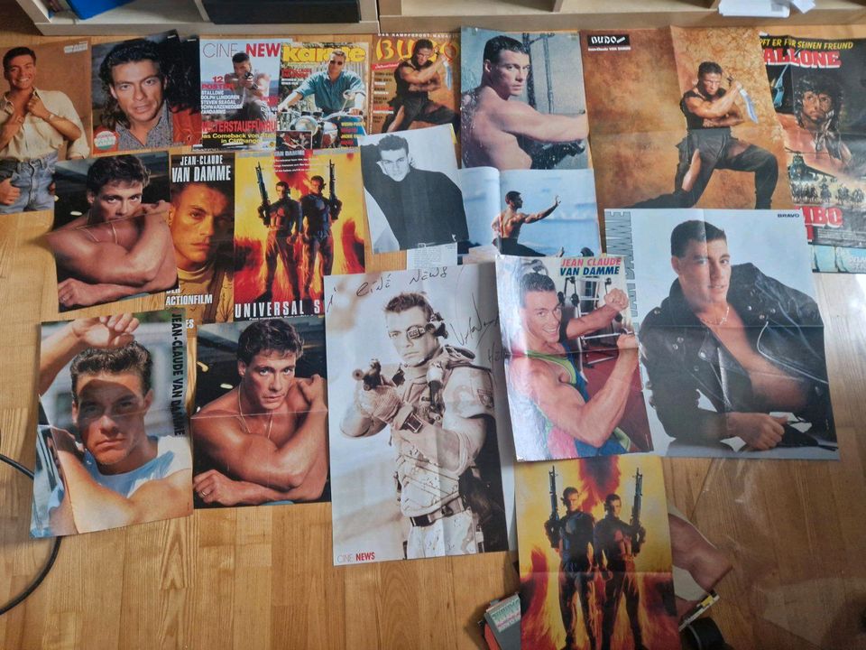 Sammlung Poster Jean Claude Van Damme Bravo Cinema Video Plus in Verden