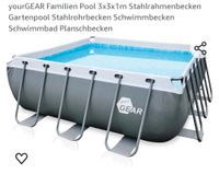 Schwimmingpool 3x3x1 m Hessen - Limburg Vorschau