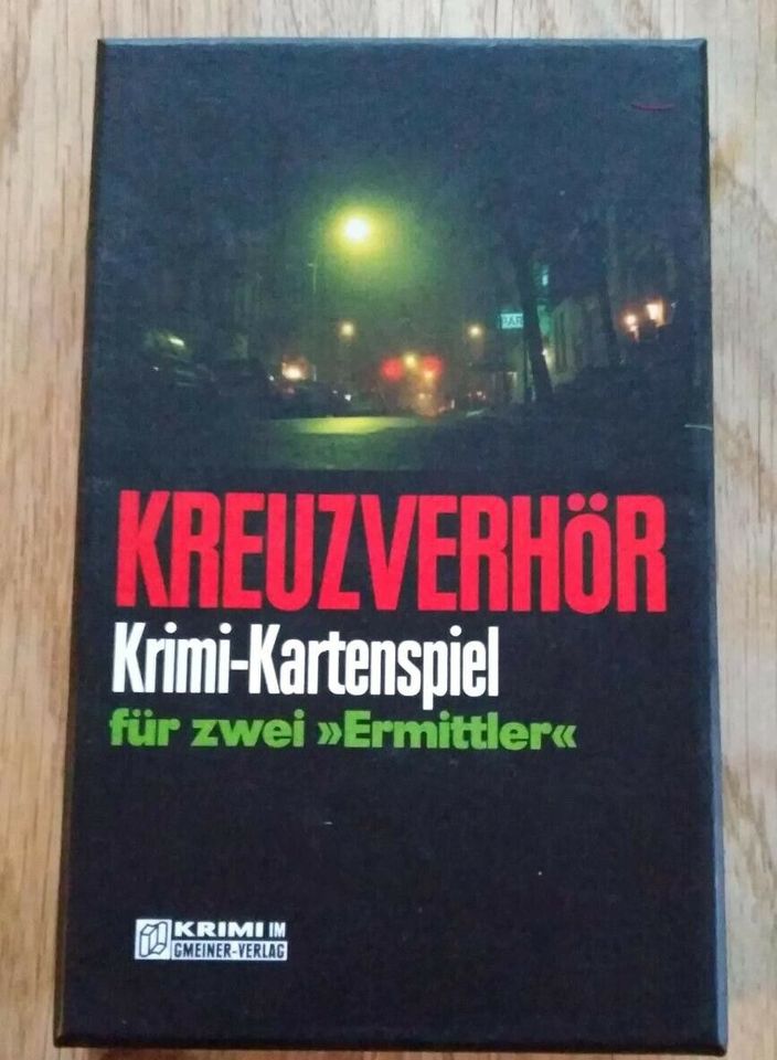 Kreuzverhör Krimi Kartenspiel in Ingolstadt