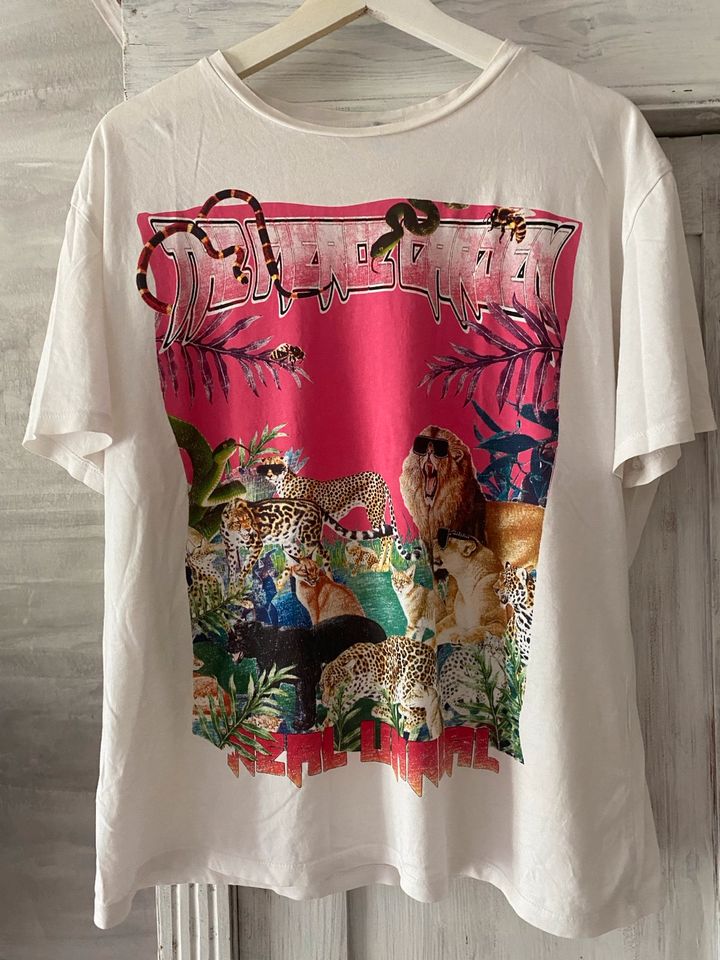 T Shirt Zara Dschungel bunt Tiger in Köln