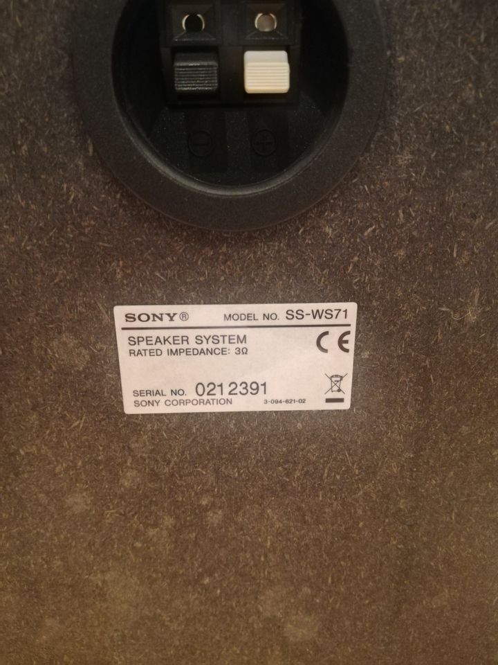 Sony Subwoofer SS-WS71 in Aschendorf Stadt Papenburg