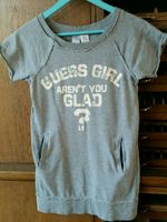 T-Shirt, GUESS, 164, Longshirt, grau-meliert, Sweatshirt Niedersachsen - Padingbüttel Vorschau