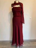 Aygills's Abendkleid Abiballkleid mit Stola bordeaux Sachsen - Schwepnitz Vorschau