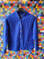 Trachten-Wolljacke Schur-Wolljacke royalblau, Gr. 42, Details Baden-Württemberg - Böblingen Vorschau