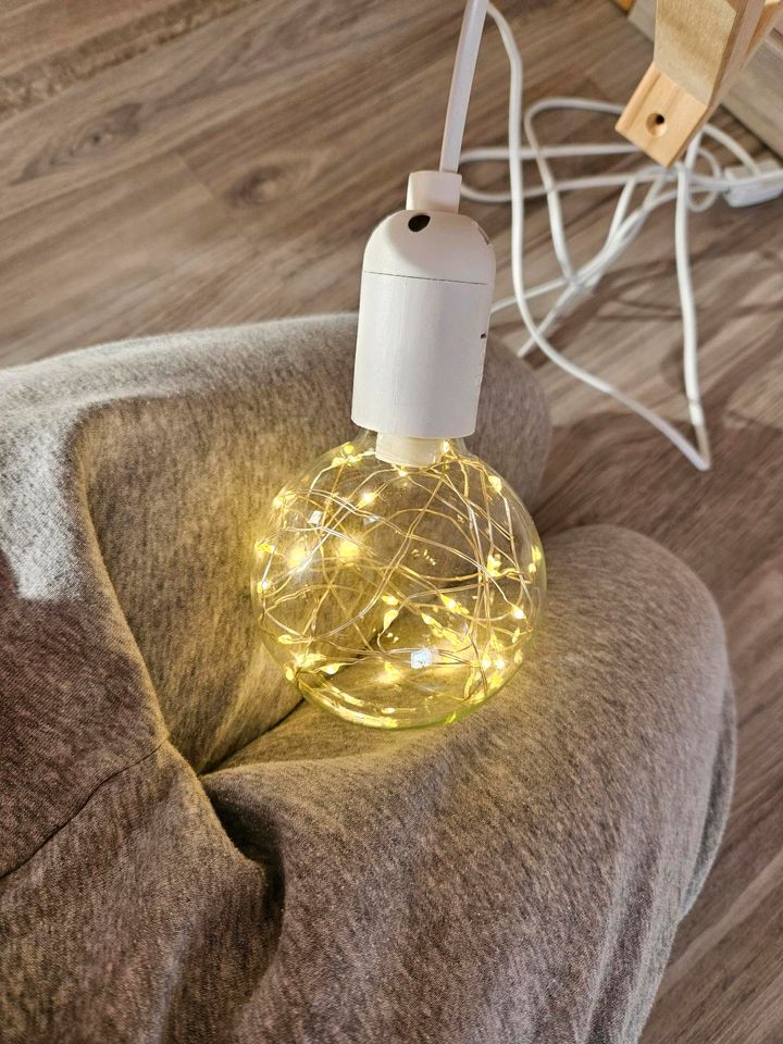 Nachttischlampen 2er Set DIY Ikea Sandshult LED Glühbirne Skandi in Ostbevern