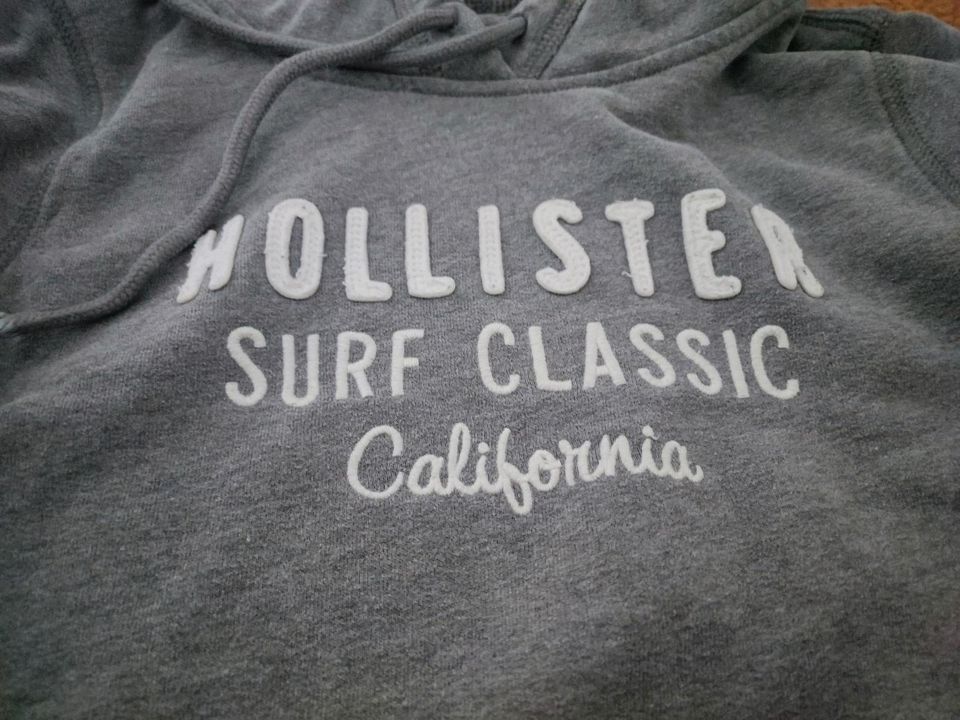 Hollister Hoodie Kapuzenpullover Pulli grau m eher s in Berlin