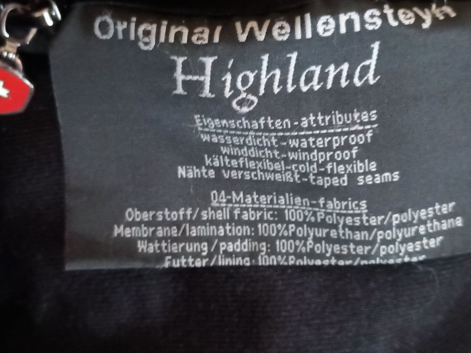 Wellensteyn Jacke (Highland) in schwarz, Gr. L in Berlin