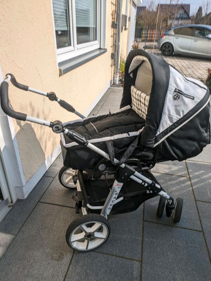 Hartan Kinderwagen + Wickeltasche + Zubehör in Asbach-Bäumenheim