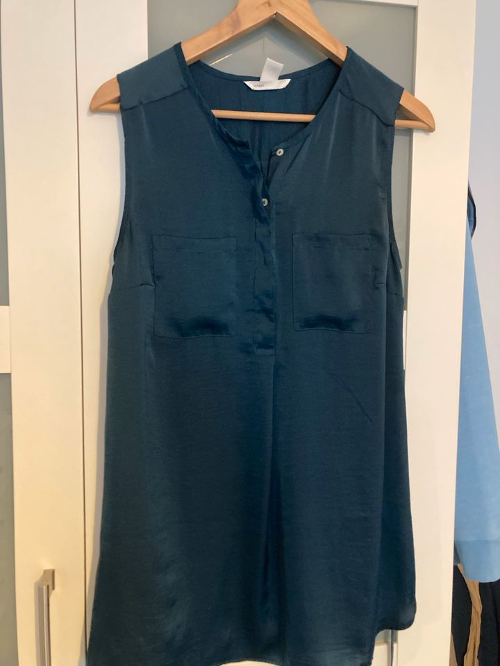 ⭐️ Bluse Top von H&M Mama * Stilltop * tanngrün * Gr.36 in Leipzig