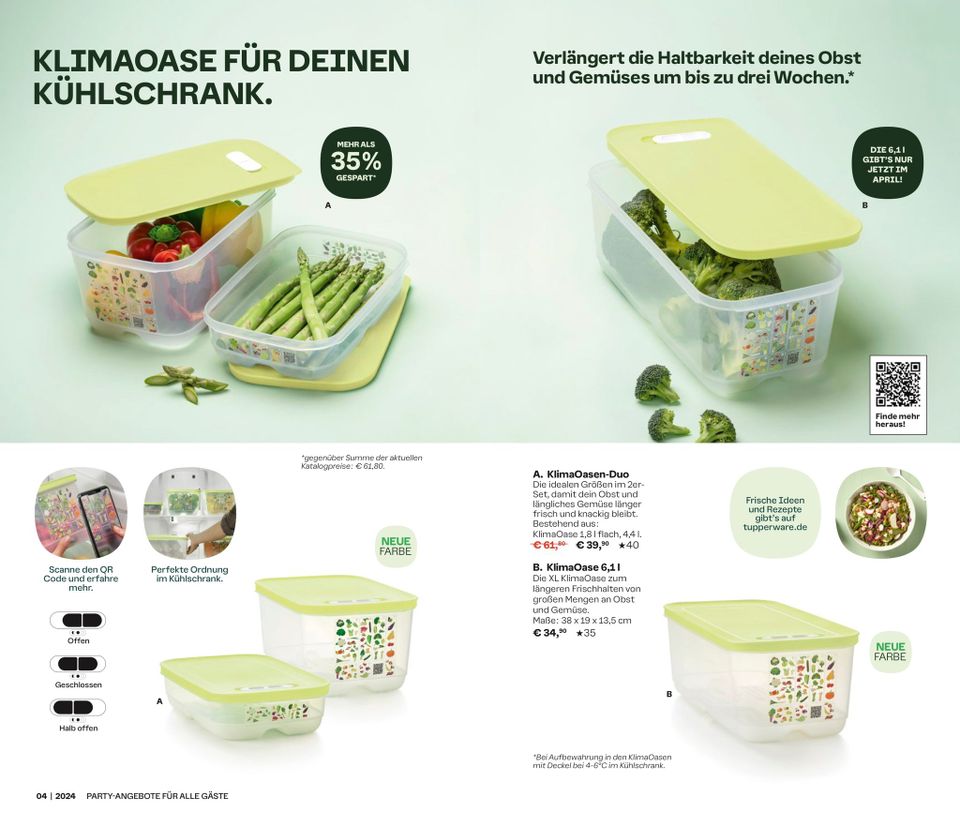 Tupperware Eiskristall Set (4-tlg.) Neu !! - Aktion in Höchstädt a.d. Donau