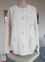 Damenmode Pullover Größe S pimkie Perlen-Steinchen-Zopf-Muster Nordrhein-Westfalen - Brilon Vorschau