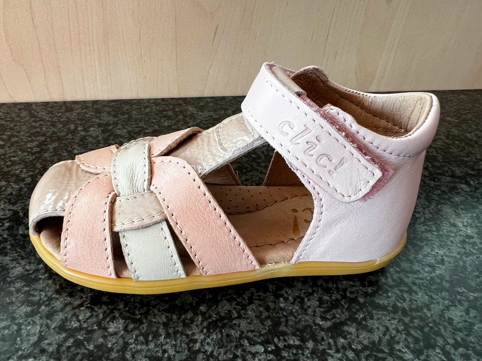 Mädchen Sandalen von Clic in rosa/beige/taupe , Gr. 22 *NEU* in Steinhöring