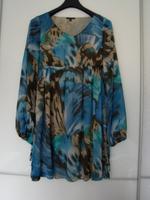 APART Chiffon KLEID 36 Damen Hängerchen Tunika braun blau beige Nordrhein-Westfalen - Menden Vorschau