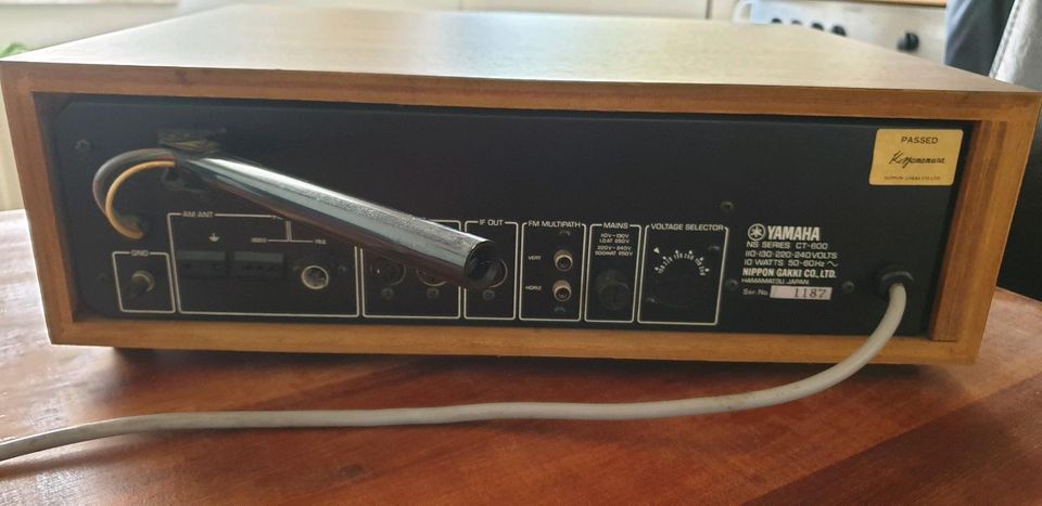 Yamaha CT 600 AM/FM HiFi Stereo Tuner in Holzgehäuse Hamamtsu Jap in Saarbrücken