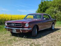 FORD Mustang V8 4,3L 165PS Coupe 1964.5 vintage burgundy/schwarz Sachsen - Klipphausen Vorschau