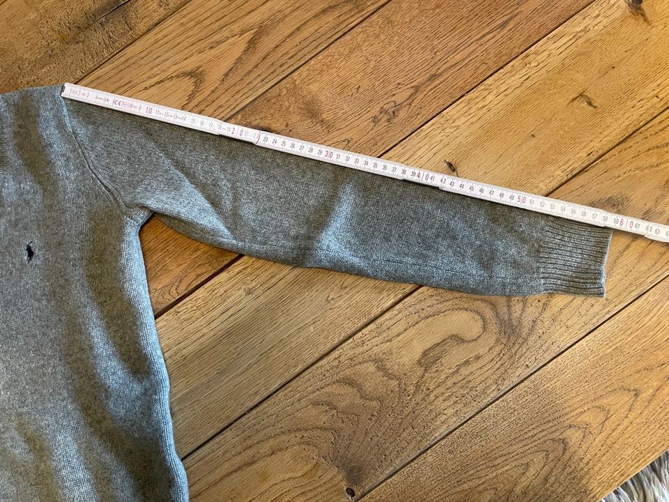 Ralph Lauren Pullover Gr. M grau Wolle und Cashmere in Düsseldorf