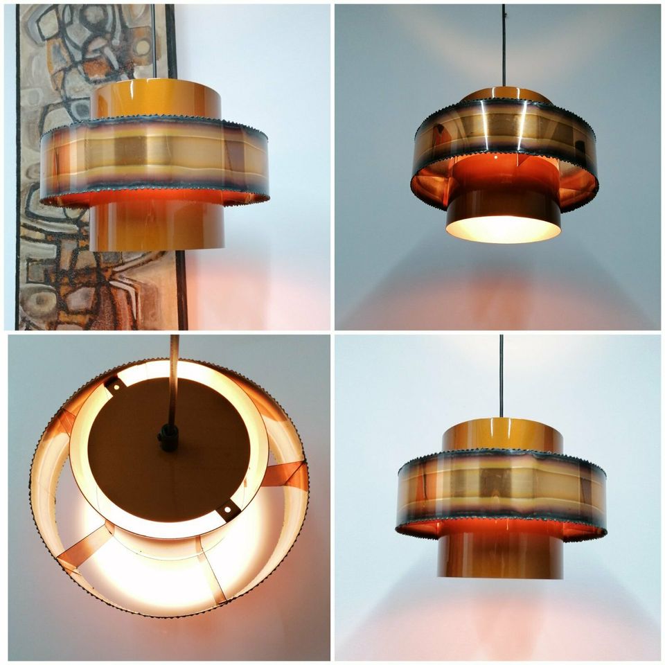 Holm SØRENSEN Lampe zu midcentury vintage retro 60er 70er teak in Düsseldorf