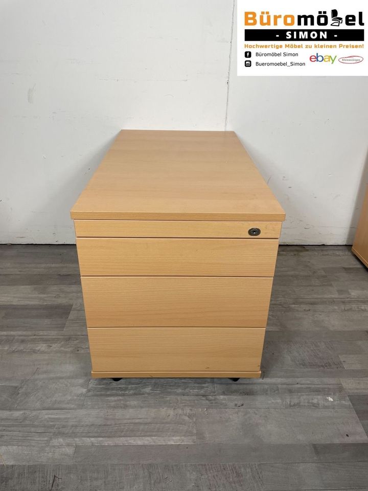 ❗️40x TOP König & Neurath SET Buche Silber/ Rollcontainer/ Unterschränke/ elektrisch höhenverstellbare Schreibtische / Stehtisch/ Chefschreibtisch/ Ergonomisch/ Sideboards/ Büroset/ Aktenschrank in Linden