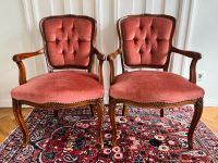 2 wunderschöne Vintage Sessel mit Blütenverzierung, altrosa Berlin - Tempelhof Vorschau