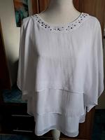 Bluse Shirt Lagenlook m. Glitzersteinen Gr.44 Hessen - Solms Vorschau