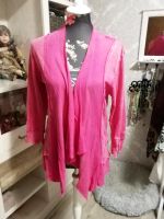 Italy Mode Bolero Zipfel Jacke Sommerjacke Cardigan pink Gr 38 Nordrhein-Westfalen - Düren Vorschau