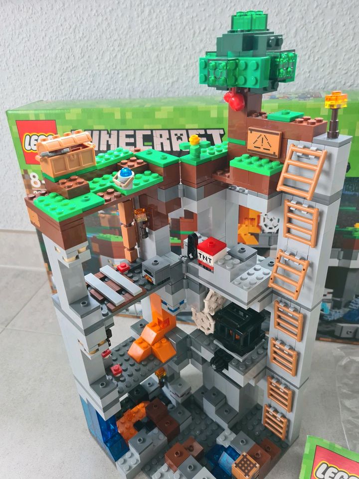 Lego Minecraft Abenteuer in den Felsen 21147 VOLLSTÄNDIG +OVP in Arnstadt