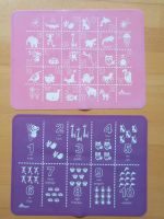 2 x Silikon Tischset, Pink Lila - English Alphabet + Numbers Frankfurt am Main - Westend Vorschau