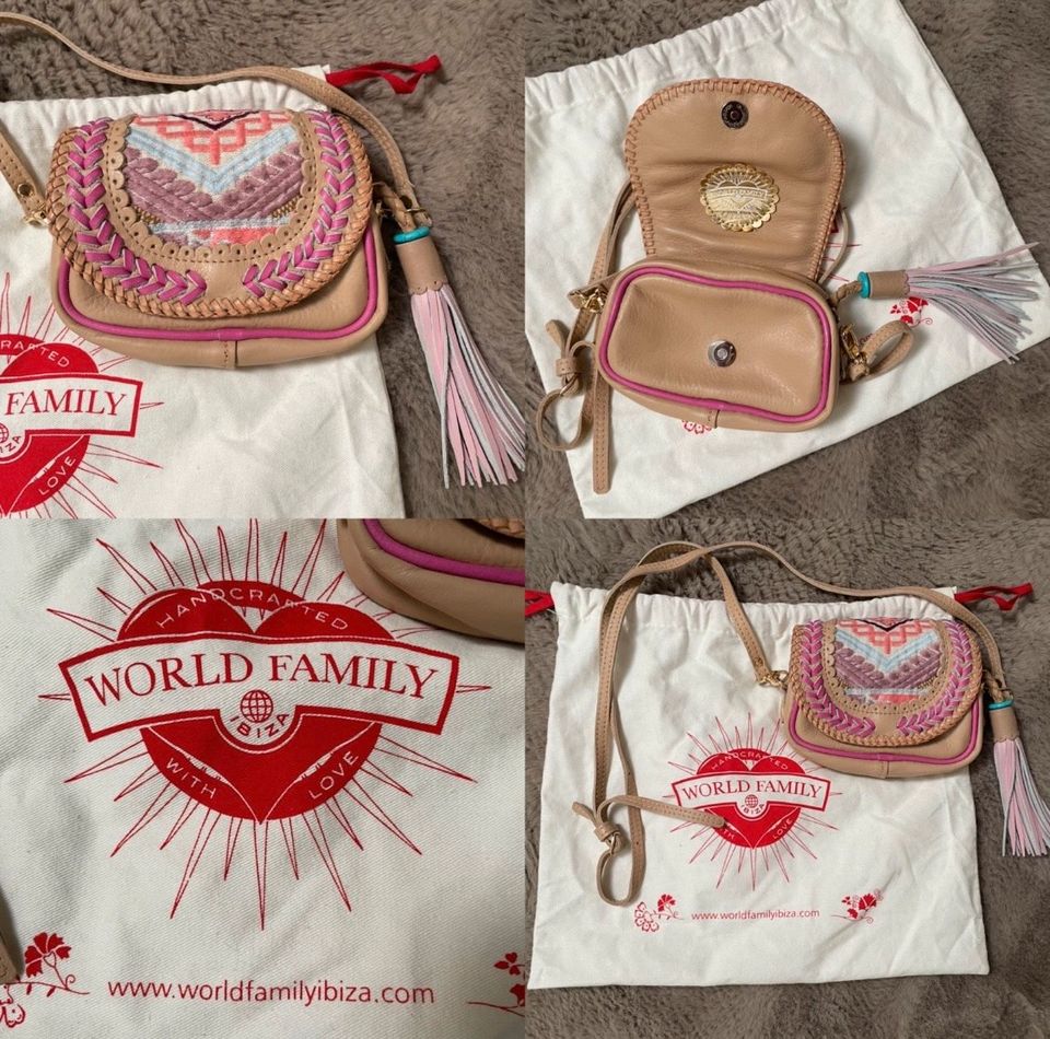 Original Ibiza World Family Crossbody Bag NEU Tasche Echt Leder in Köln