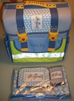 Sarah Kay Schulranzen -Set, 4-teilig, Schultasche, blau-bunt, NEU Niedersachsen - Norden Vorschau