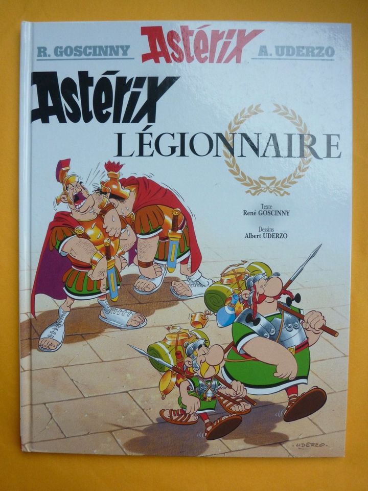 Asterix Légionnaire, Band 10, Uderzo + Goscinny in Stuttgart