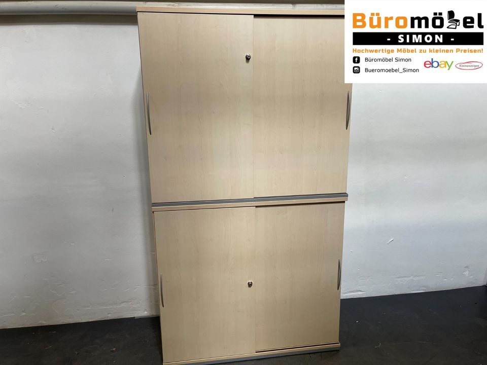 ❗️50x Top 3 OH Sideboard König Neurath Ahorn / Variationen / Komplettset/ Büroeinrichtung /  elektrisch Höhenverstellbarer Schreibtisch / Rollcontainer / Aktenschrank / Cheftisch / Stehtisch / Bürotis in Linden