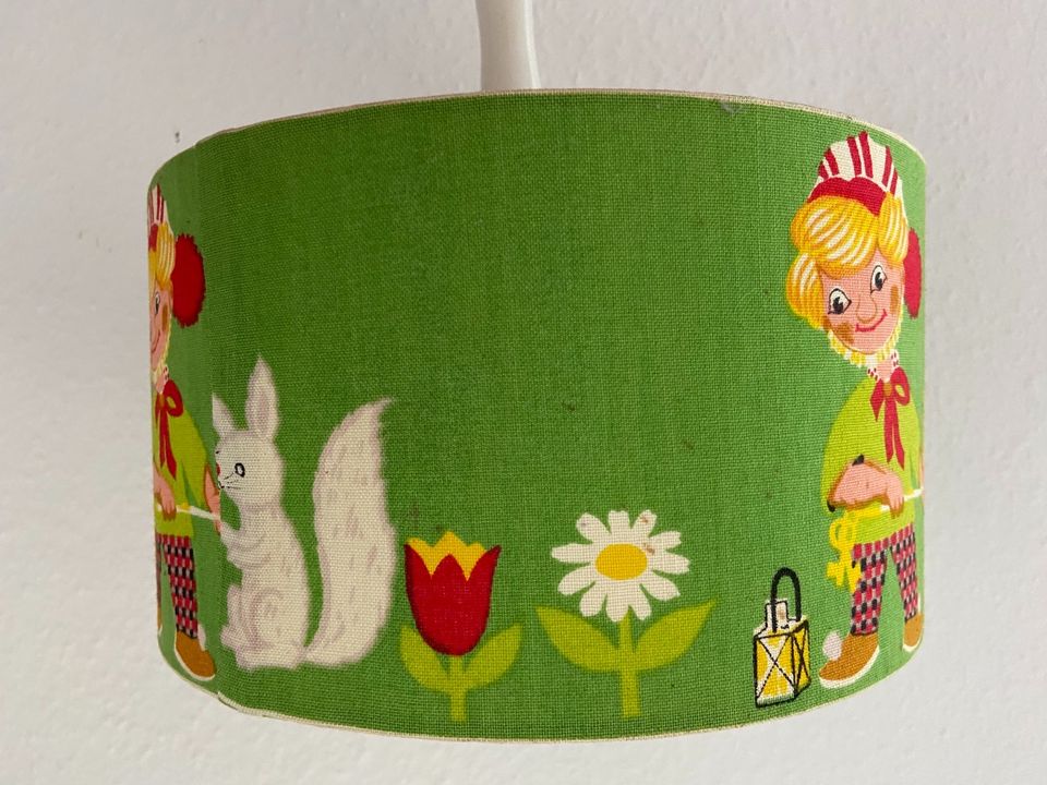 Vintage 70er Deckenlampe Kinderzimmer Motiv West Sandmännchen in Berlin