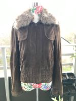 XS 34 Mango Jacke Wildlederjacke Lederjacke braun Fell Nordrhein-Westfalen - Monheim am Rhein Vorschau