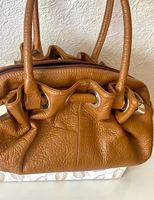 Tasche Ledertasche weiches tolles Leder Cognac Braun Niedersachsen - Buchholz in der Nordheide Vorschau