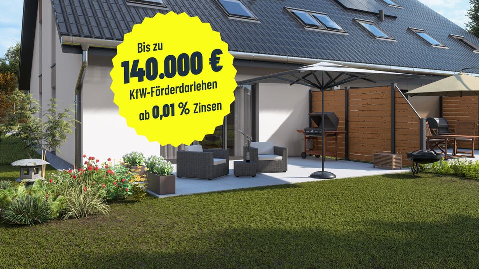 Nachhaltiges Zuhause: energieeffizientes Reihenhaus im KfW-40-Standard in Mahlberg