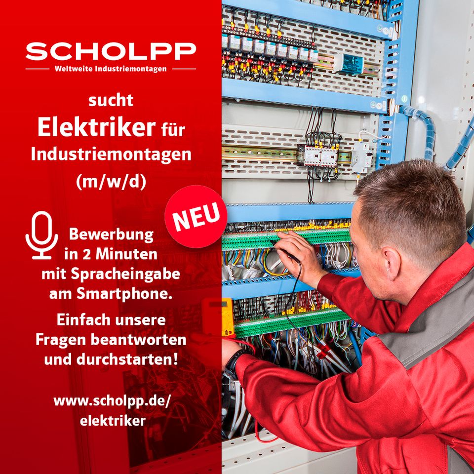 Elektromonteur für Maschinenumzüge (m/w/d) in Jena in Jena