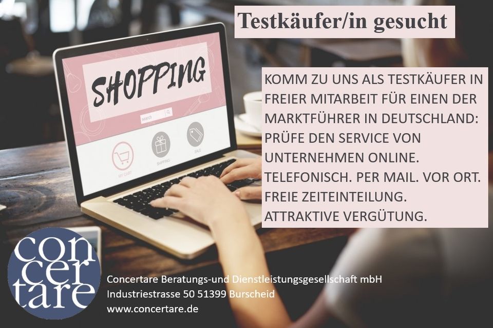 Testkäufer / Mystery Shopper (m/w/d) in 83128 Halfing gesucht in Halfing