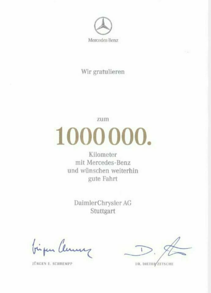 Mercedes Benz Pin 1.000.000/ 1000000 Km Gold & Saphir Pin Poliert in Igel