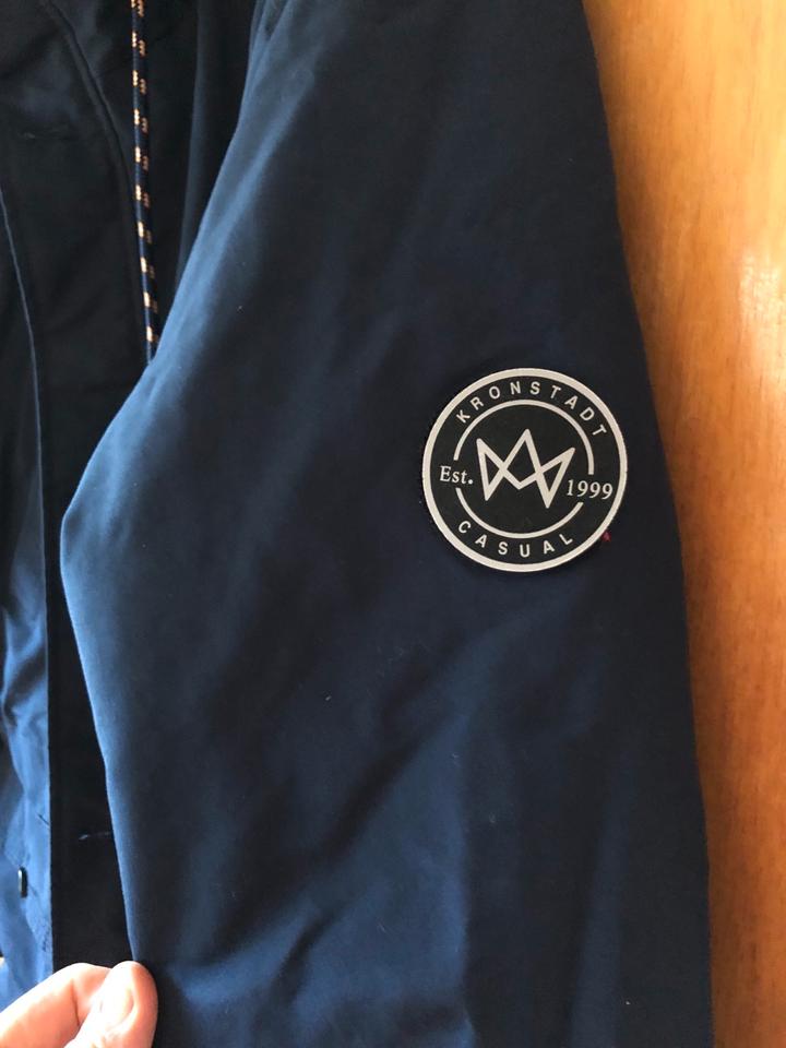 Kronstadt Denmark Polar Rough Parka Navy Medium Winter Jacket in Kleve