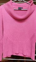 Pullover Rundhals mit Kragen  Gr. 38 rosa Baumwolle Polyester Hessen - Wiesbaden Vorschau