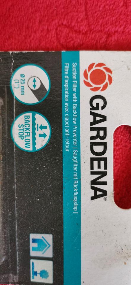 Gardena Saugfilter mit Rückflussstop orig verpackt in Rövershagen
