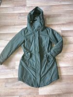 Khaki grüner Mantel Jacke Parka Coat vegan XS S 34 36 street one Friedrichshain-Kreuzberg - Friedrichshain Vorschau